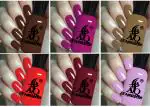 AQ FASHION HD Nail polish Collection Glam up your nails (POOJA01) Multicolor (Pack of 6)
