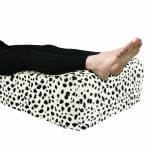 Metron White And Black Orthopaedic Bed Wedge Elevated Leg Pillow 20 x 18 x 8 inch