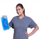 Apex SEI Hot and Cold Gel Pack, Multipurpose, flexible cool gel pack, Pain Relief from Muscle, Shoulder and Back Pain, Cotton Cloth Cover included, Size: Regular
