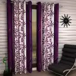 JARS Collections Set of 2 Polyester Window Curtains(4x5 ft)