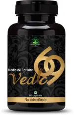 Healthy Nutrition -Just for the Health of it Vedic 69 Medicine Vegan for Boost Stamina, Muscle Strength - 60 capsules