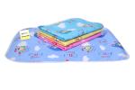 Kwitchy Nappy Changing Mat/Sleeping mats/Water Proof Bed Protector with Foam Cushioned for New Born Baby Sheets (Pack of 4)