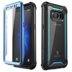 i-Blason Ares For Samsung Galaxy S8 Active Blue Screen Protector Front And Back Cover