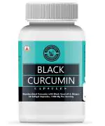 Holy Natural Black Curcumin Capsule (60 cap), Dietary Supplement, Promote Immunity Activity, Support Joint & muscles Pain, Overall Health for Men & Women.