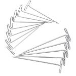 SAHAPECT Paper Clip, Metal Stainless Steel T Clip 25 mm Long Each for Holding Loose Papers Re-usable Clips at Home, Office,Bank, Hotel, Warehouse, Temple, Factory (1 Boxes-300 Nos)