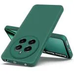 Fashionury Back Cover for Realme Narzo 70 Pro 5G | Camera Bump Protection | Matte Soft Silicon Flexible | All Side Shock Proof Rubberised Back Case Cover for Realme Narzo 70 Pro 5G (Green)