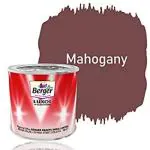 Berger Luxol Hi Gloss Metal & Wood Paint | Mirror-like Gloss | Tough Coating | MAHOGANY | 200 ML | For Wooden and Metal surfaces