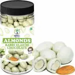 SRC CREATIONS Almonds Rabri Elaichi Chocolate 250g Jar Packing | Milk Chocolate coated nuts