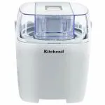 Kitchenif Digital Ice Cream Sorbet Slush & Frozen Yoghurt Maker (1.5 Ltr), White