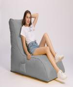 GIGLICK Jumbo GIGLICK Premium Quality Bean Bag Lounger Filled with Beans Color- Yellow Lounger Bean Bag With Bean Filling (Yellow)