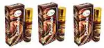 al hiza Chocolate Roll-On Real And Natural Attar Perfume, 6 Ml Each (Pack Of 3)