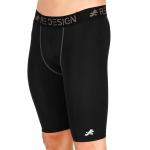 Redesign Apparels Compression Men's Shorts Tights (Nylon) Skins For Gym, Running, Cycling, Football, Tennis, Badminton & More,Black
