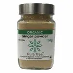 Pure Tree Certified Organic Dry Ginger Powder 150 gm| Adrak Powder