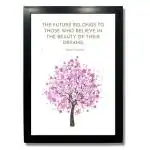 Kagaz Kala - Bible Verses Wall Decor Frames for Home - Bible Verses Wall Frames for Prayer Room - Psalms Scripture Christian Posters Wall Art Bible Posters (Create in me a pure heart)