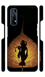 YAPZONE | Krishna Leaf | Designer Printed Hard Back Cover for Realme 7 / Narzo 20 Pro Premium & Attractive Case for Your Smartphone