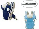 Aurapuro Blue Carry Bag Baby Carrier - Pack of 2