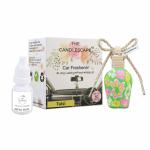 The Candlescape Car Freshener Tulsi With Natural Oils with Refill (10ml + 10 ml)
