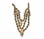 Real Seed Brass 3 Layers Deity Jewellery Stone Necklace (6x3 cm)