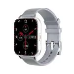 Suisse Art AE WS1 BT Call Notificaton Smart Watch Real Blood Oxygen Monitor DAFIT 3ATM Waterproof Smartwatch for Android and iOS. (Silver with Gray Strap)