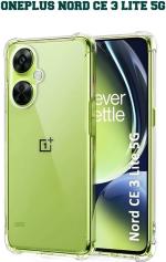XOVO Back Cover for OnePlus Nord CE 3 Lite 5G (Transparent, Dual Protection, Pack of 1)