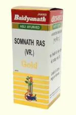 Baidyanath Somnath Ras Bri.(Sw.Yu.) Ayurvedic Medicine (1 Pack , 10 Tablets in Each Pack)