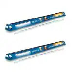 PHILIPS Twin Glow 25-Watt +25-Watt Up-Down LED Batten Tubelight - Pack of 2 (25W Yellow Uplight RELAX Mode 25W White Downlight Work Mode)