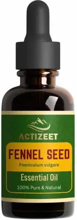 ACTIZEET Fennel Seed Essential Oil Promotes Clear Skin, Healthy Hair (15 ml)