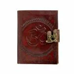 pranjals house Chocolate Brown Leather Handmade Diary 100 Pages
