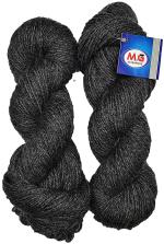 Simi Enterprise Wrosted Grey Wool Brilon Wool, Hank Hand Knitting Wool, Art Craft Soft Fingering Crochet Hook Yarn, Needle Knitting Yarn Thread Dye Sm-U, 300 G