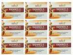 Subaxo Herbal Radiance-x Soap | Almond Soap | Sandalwood Soap | Neem Soap| Glycerin Soap |Ayurevdic Soap| Soft & Glowing Skin -(75g Each , Pack Of 9)