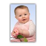 Pnf Glass Paper Cute Baby Girl Boy Children Wall Poster-871, 12 X 18 Inch