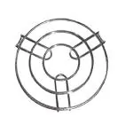 DELTA Stainless Steel Heat Resistant Hot Plate Dish Holder Trivet for Kitchen Pack of 4