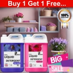 PISHARNATH Liquid Detergent For Top And Front Load Washing Machine & Bucket Wash Detergent Liquid 10L ( Buy 1 Get 1 Free )