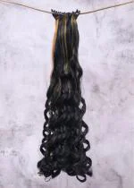 Honbon 18 Inch, Synthetic Step Cutting -Curls Ponytail Culture Hair Extension For Girls & Woman 1pc