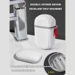 COSYSMART Portable Travel Soap Box | Bathroom Soap Case | Plastic Multipurpose Use Soap Case | Air Tight Shop Holder | Soap Container for Hiking,camping | Small Baby's Soap Case for Travel 1Pcs