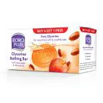 BoroPlus Glycerine Bathing Bar With Swiss Apple & Almond Oil (125g , Buy 4 Get 1 free)