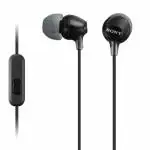 Sony MDR-EX15AP EX In-Ear Wired Stereo Headphones with Mic ( Black )
