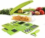 AK Ultimate 12 in 1 Multi-Purpose Vegetable and Fruit Chopper, Fruit Grater, Slicer Dicer, Chipper, and Peeler - 20 cm