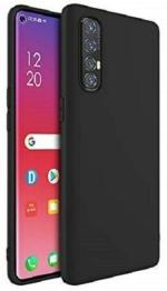 XOVO Back Cover for Realme 7 (Black, Dual Protection, Silicon, Pack of 1)