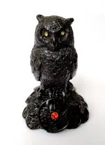 SoilMade Black Owl Black Color Size Approx 8 CM