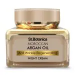 St.Botanica Moroccan Argan Oil Anti Wrinkle Regenerating Night Cream, Intense Nourishing & Renewal Overnight Regeneration Cream, 50 g