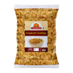 Ghotaram Kathiawari Jamnagari Makhaniya Gathia Famous Gujarati FARSAN Namkeen Snacks||Mixed Farsan of Gathiya||Soft Besan Namkeen for Foodies BESAN AJWAIN Makhaniya Gathiya-300g*1Pack