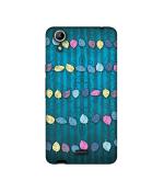 Casotec Leafs Design Printed Silicon Soft TPU Back Case Cover for Micromax Canvas Selfie Lens Q345