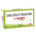 ISADIET MARC C-Berry: Women's UTI Defense - Cranberry & D-Mannose Formula for Urinary Health (10 Tablets)