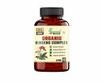 Humming Herbs Organic Ginseng Complex Capsules 1480mg | 4-in-1 Formula with Korean Ginseng, Ginkgo Biloba, American Ginseng and Siberian Eleuthero - Optimised for Higher Absorption & High Bioavailability | Boost Energy and Focus - 90 Capsules