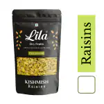 LILA DRY FRUITS Premium Seedless Golden Raisins 500g | Amazing Quality Green Kishmish | Nutritious Dried Grapes | Rich in Iron & Vitamin B | Healthy Sweet Treats