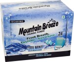 Mountain Breeze Coolmint Sugar Free Fresh Breath Strips ( 24 Strips ) Pack of 24 x 24 = 576 Strips