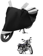Mockhe Bike Cover for Hero Splendor Pro , Dustproof UV Protection water resistant Custom Fit Cover-(Black-White )