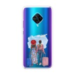 Emble Designer Clear Tranperant Silicone Case For Vivo S1 Pro -Design A1 ( TPU | Soft , Vivo S1 Pro | Multicolor )