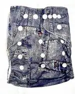 Salma'S Tinytots Jeans Reusable Washable Organic And Adjustable Baby Cover Diaper Without Inserts For Baby And Toddlers (3 Yrs) 2 Kgs- 15Kgs